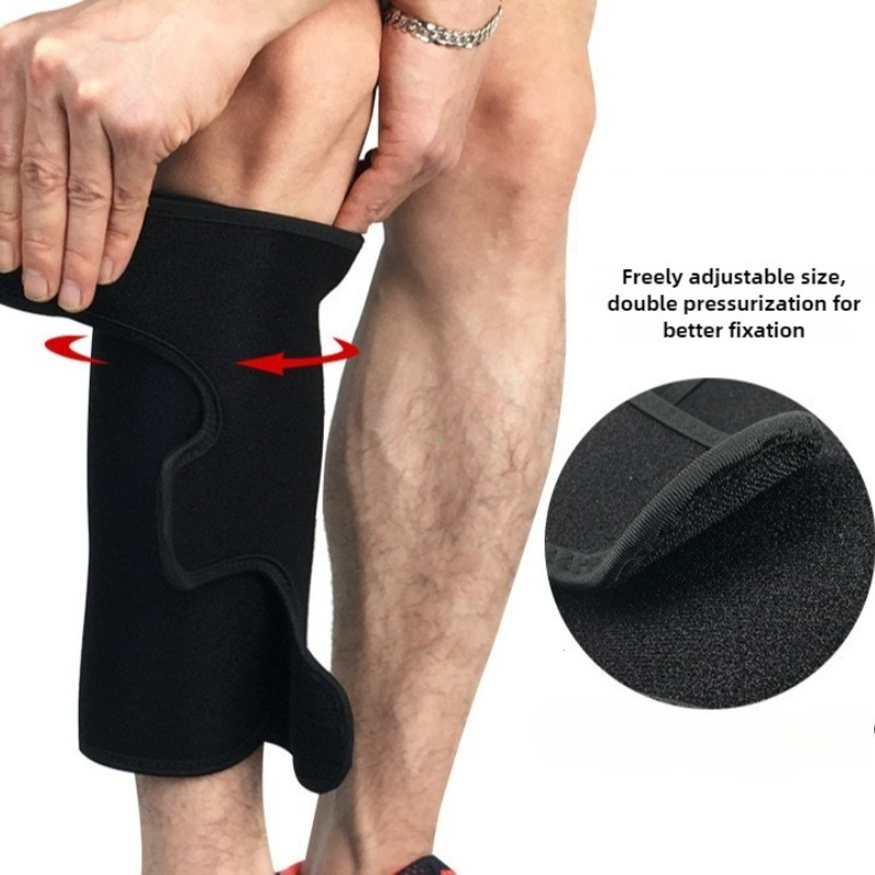 Shin Guard Crossfit - 1 Stück Sport-Schienbeinschoner, Crossfit, verstellbare Wadenkompressionsmanschette,