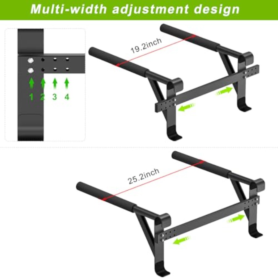 Wandmontierte Gymnastik-Stange – Pull Up Bar Grip Bewertung und Preis