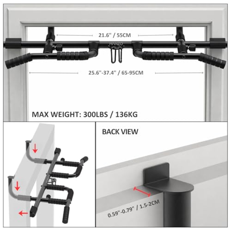 Türklimmzugstange-Set mit Aufh – Pull Up Bar Grip Bewertung und Preis